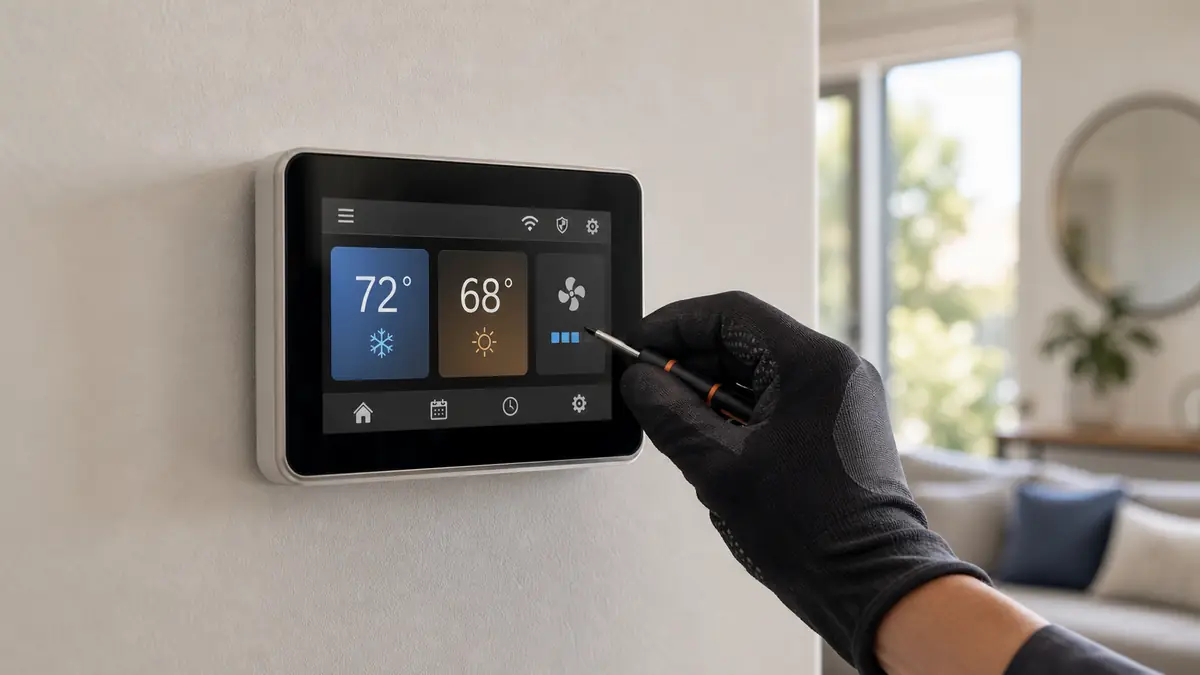 kumo cloud app monitoring a multi-zone Mitsubishi system in Warner Center, 91367
